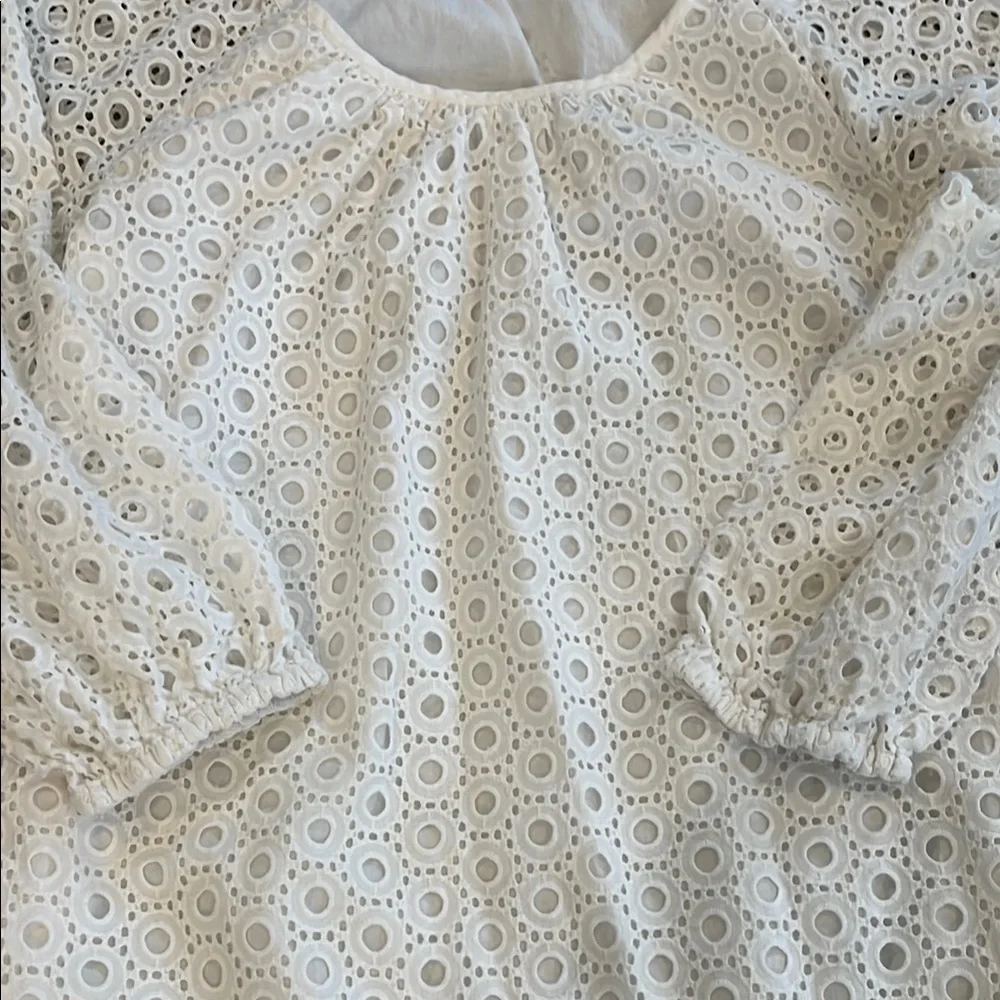 Crown & Ivy White Eyelet Midi Dress - Picture 3 of 8